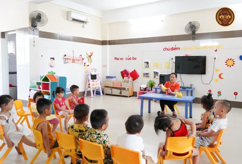 Lớp học trường mầm non tư thục Nguyễn Du