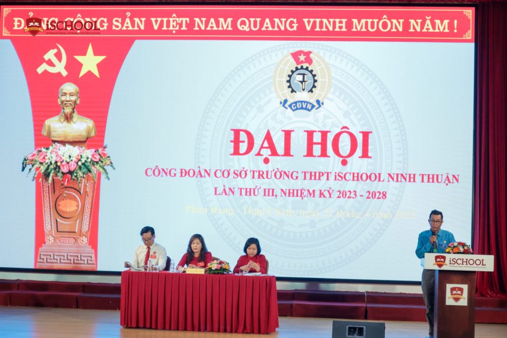 dai-hoi-cong-doan-truong-ischool-ninh-thuan-dai-bieu