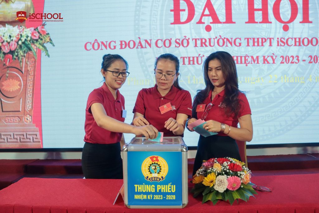 Đại hội Công đoàn trường iSchool Ninh Thuận nhiệm kỳ 2023 – 2028