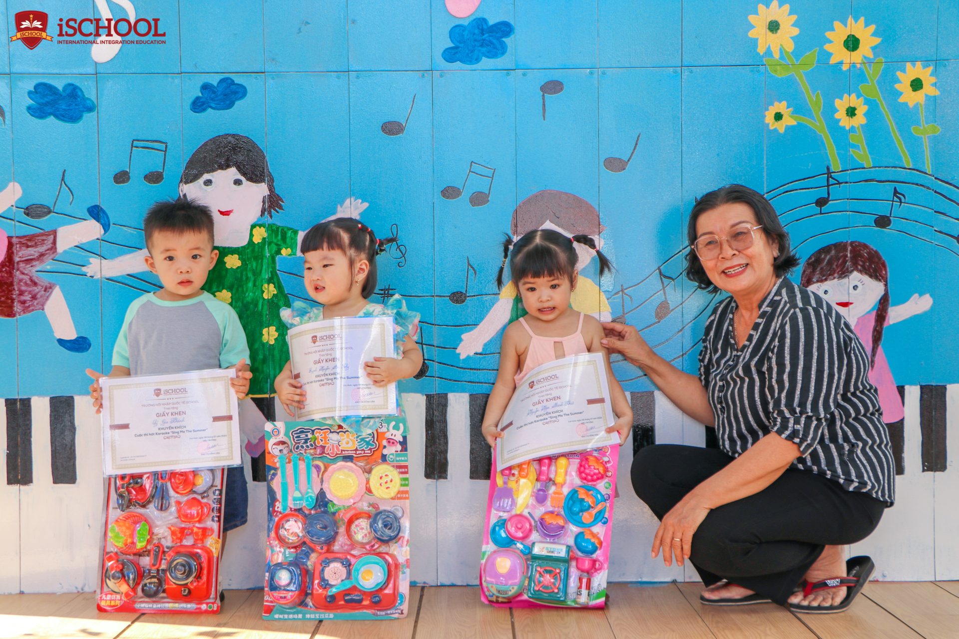 Các thí sinh khối Nursery