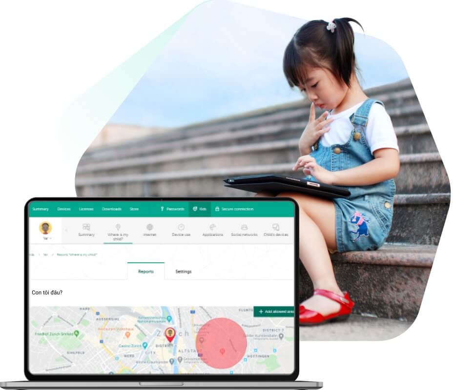 Phần mềm kỹ năng sống Kaspersky Safe Kids