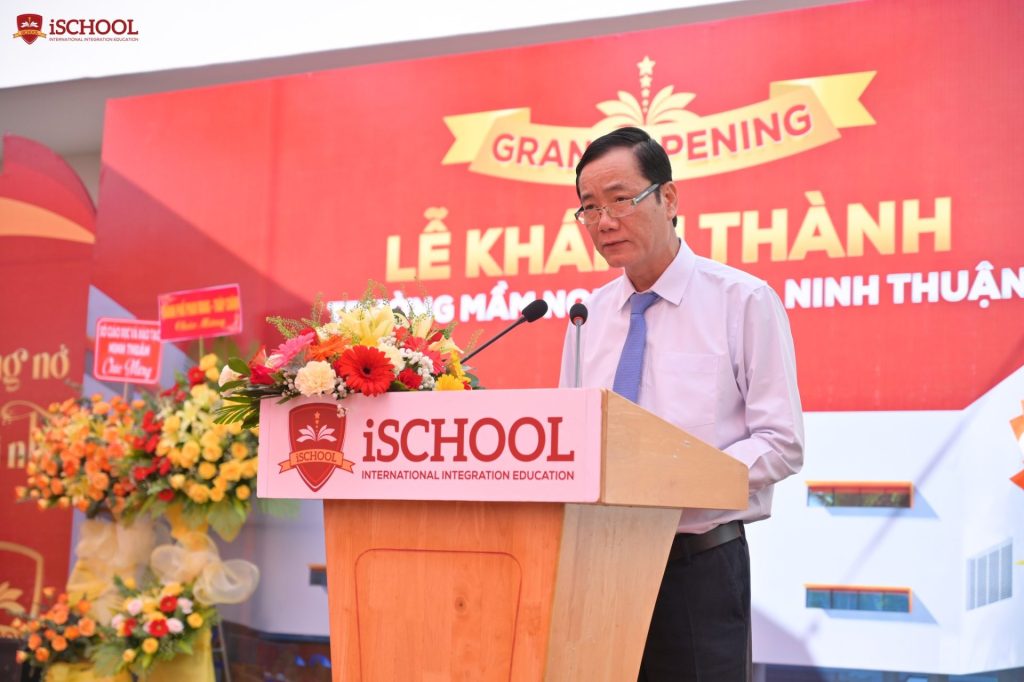 Ông Trần Ngọc Quang – Phó chủ tịch UBNDTP Phan Rang – Tháp Chàm phát biểu trong buổi lễ