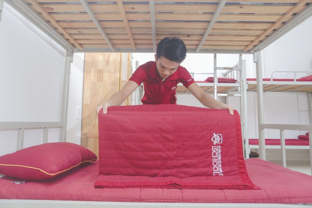 Những ngày ở nội trú là cơ hội để các iSer tự lập, trưởng thành và rèn luyện kỹ năng sống