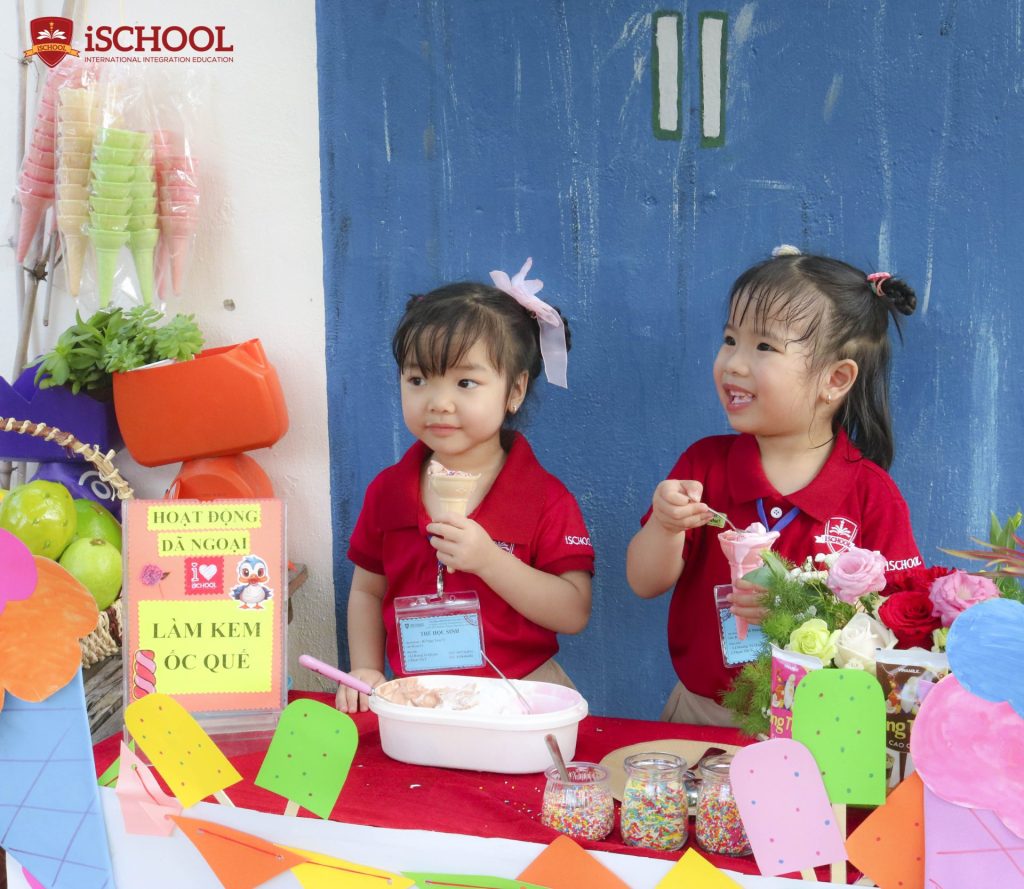 iSers mầm non iSchool NInh Thuận thích thú tham gia dã ngoại