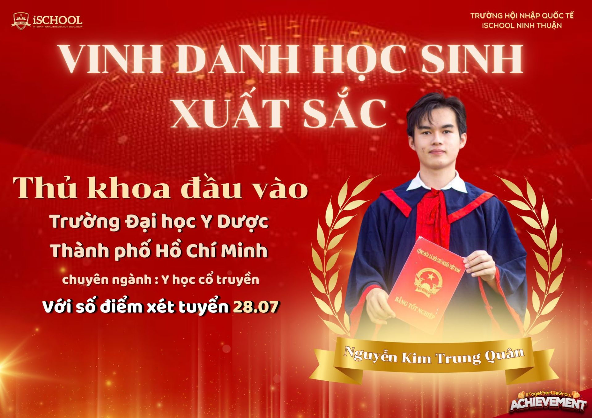 Hành trình chinh phục Thủ khoa Đại học cùng iSchool