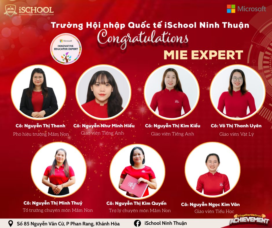 Thành tích đáng tự hào của các chuyên gia sáng tạo