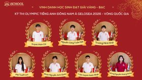 Vinh danh học sinh iSchool Ninh Thuận tại Olympic Tiếng Anh Đông Nam Á