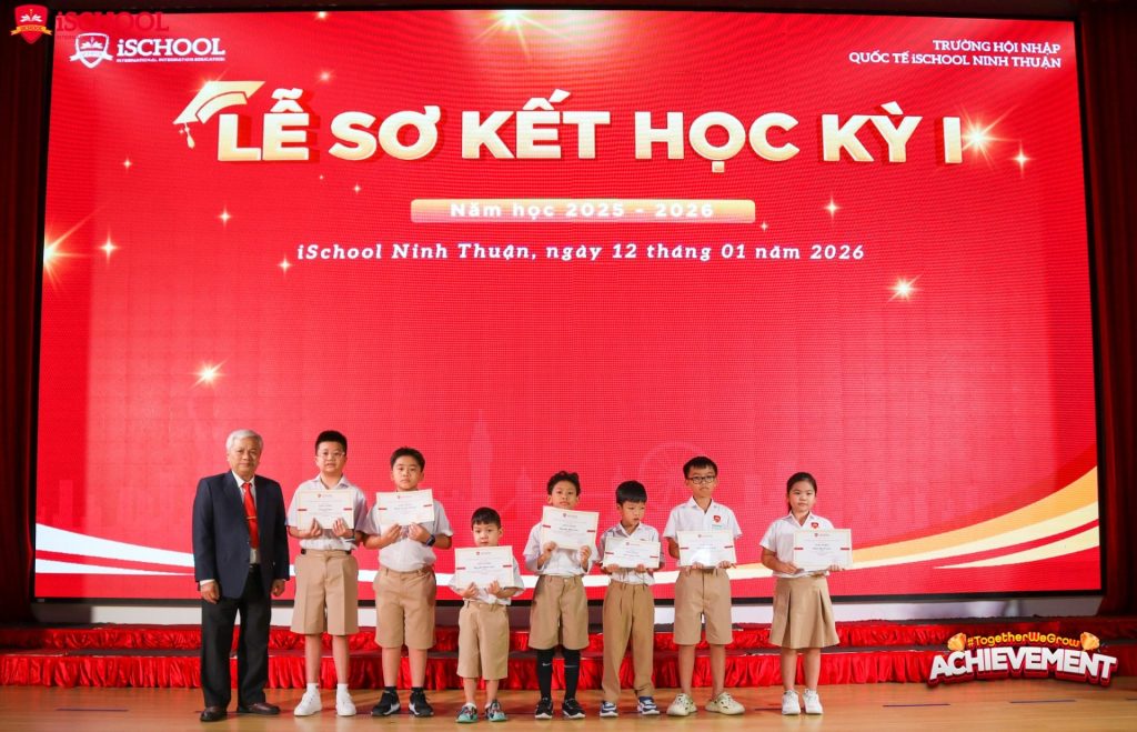 Lễ Sơ kết HKI năm học 2025-2026 Trường iSchool Ninh Thuận