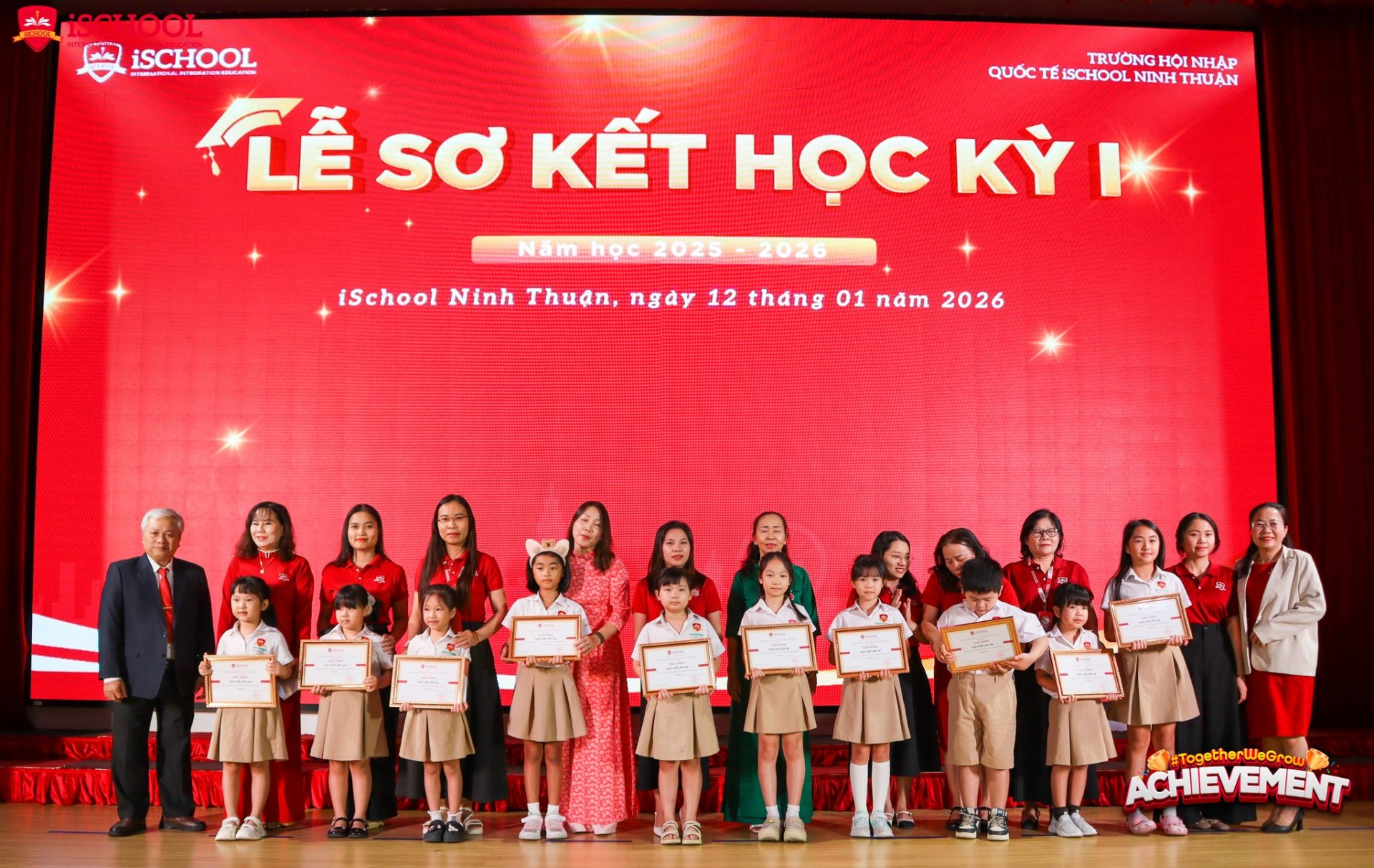 Lễ Sơ kết HKI năm học 2025 - 2026 Trường iSchool Ninh Thuận