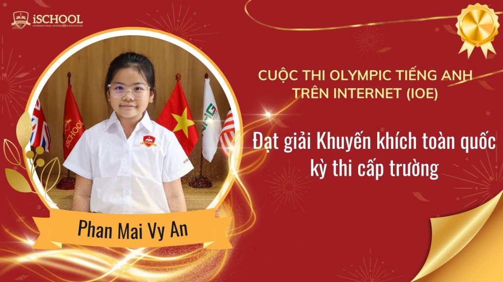 Vinh danh học sinh iSchool Ninh thuận đạt thành tích xuất sắc