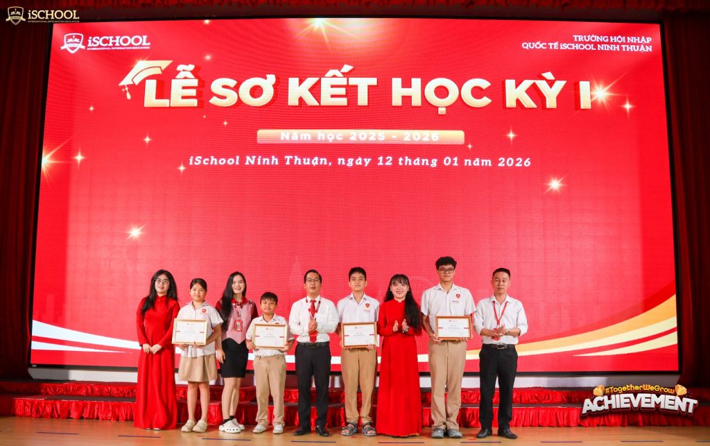 Lễ Sơ kết HKI năm học 2025-2026 Trường iSchool Ninh Thuận