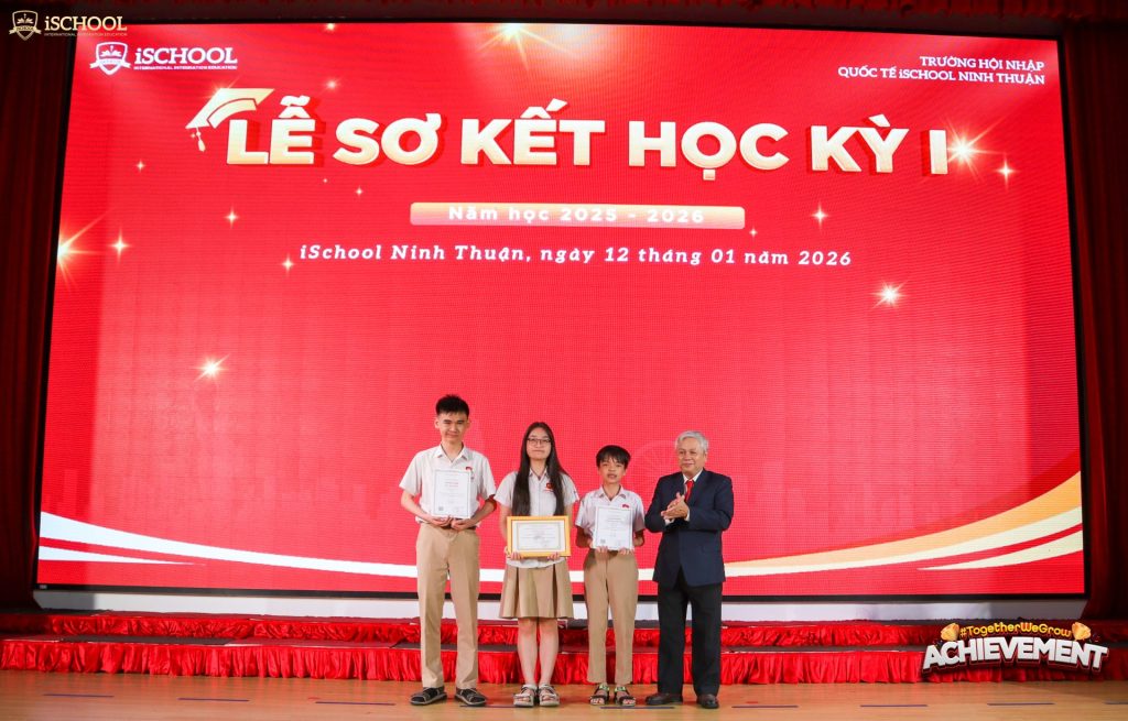 Lễ Sơ kết HKI năm học 2025-2026 Trường iSchool Ninh Thuận