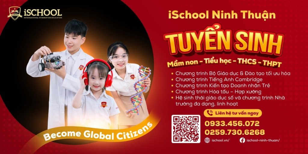 iSchool Ninh Thuận tuyển sinh 