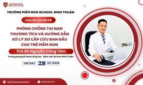 Chia sẻ chuyên đề phòng chống tai nạn thương tích và hướng dẫn xử lý sơ cấp cứu ban đầu cho trẻ mầm non