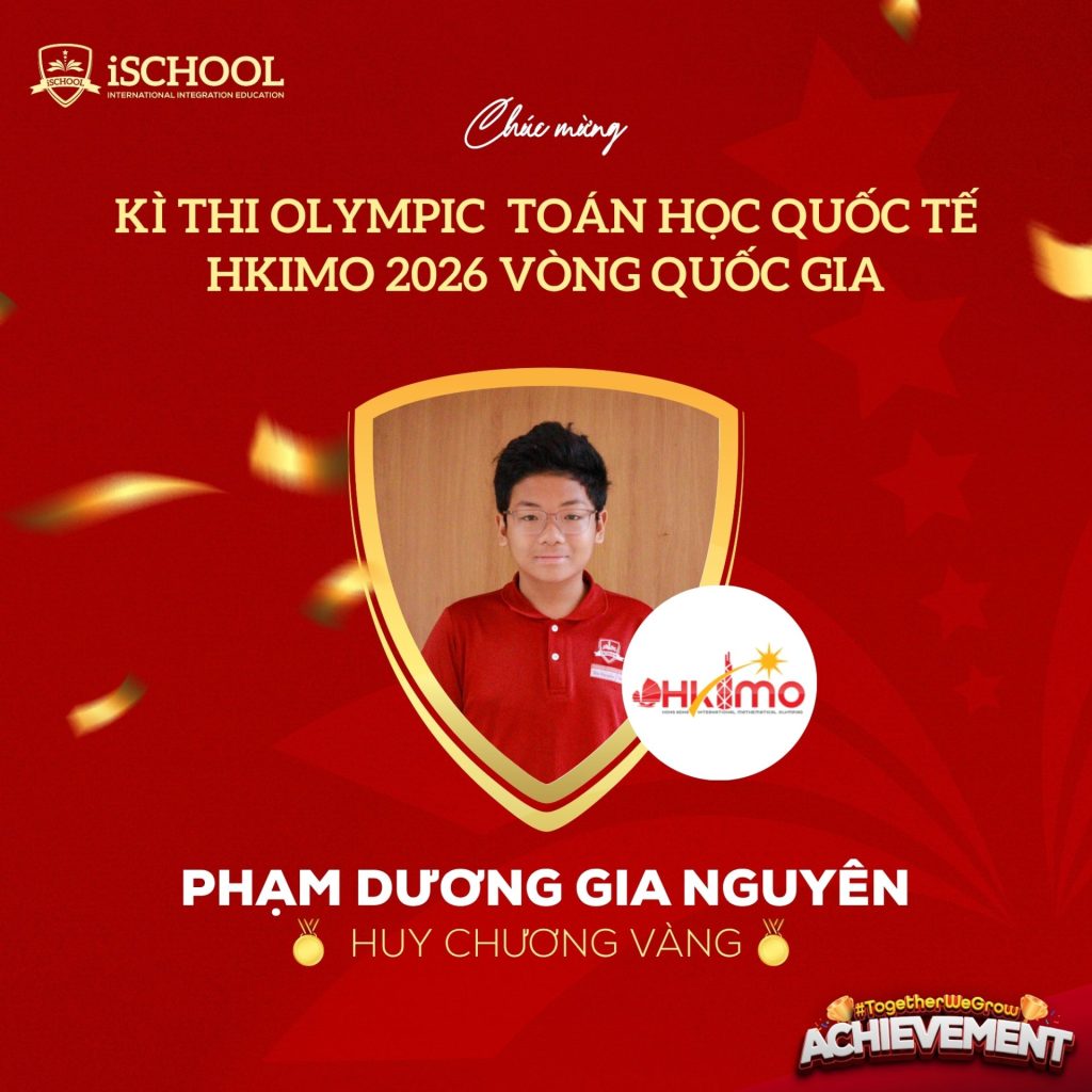 Vinh Danh iSers đạt giải kì thi Toán quốc tễ HKIMO 2026