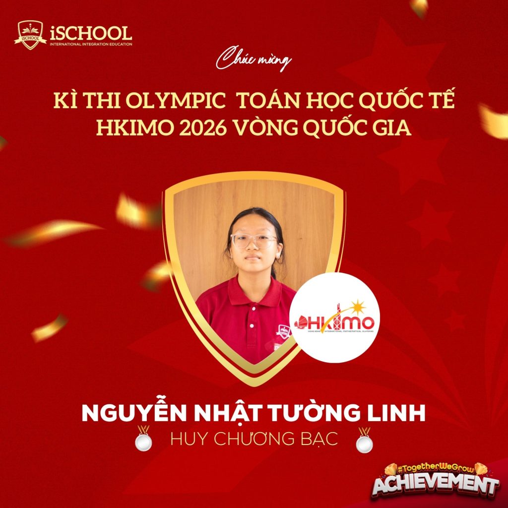 Vinh Danh iSers đạt giải kì thi Toán quốc tễ HKIMO 2026