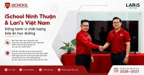 iSchool Ninh Thuận & Lari's Việt Nam đồng hành cùng học sinh bằng những bữa ăn an toàn